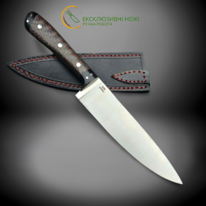 РЕД (RED) ШЕФ ніж ручної роботи майстра Fomenko Knifes, сталь - М398™ 62-63 HRC